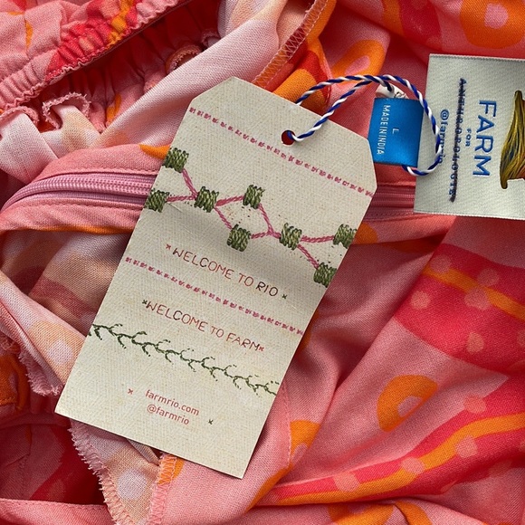 FARM Rio for Anthropologie Starfish Dress NWT - Picture 11 of 12